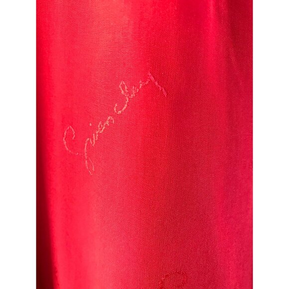 Vtg Givenchy Intimate Paris Lingerie Night Gown Rose Colored Saks Fifth Avenue E - Picture 8 of 9